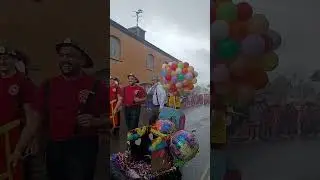 Wheel barrow race.