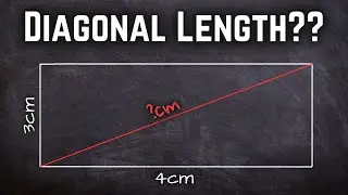 How to Find the Diagonal Length of a Rectangle