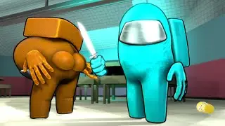 Noob Imposter funny moment | Among Us Animation