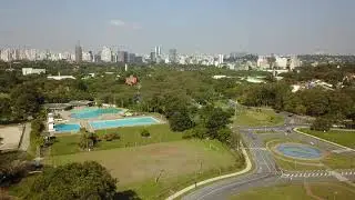 Vista aérea - Praça do Relógio - Universidade de São Paulo