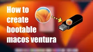 How to create macOS Ventura bootable USB installer