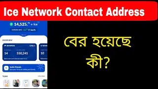 Ice Network Contact Address বের হয়েছে কী?