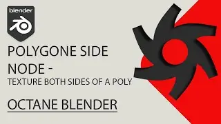 Polygon Side Node - texture on both sides of a poly - Blender Octane