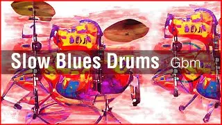 Slow Blues Drum Loops in Gb Minor