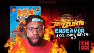 HOT !! EXCLUSIVE ENDEAVOR .III REVEALS - My Hero Academia Collectible Card Game - SET 6 JET BURN