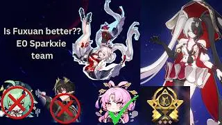 Is fuxuan better for elation ?? AA boss clear with E0 Sparkxie team | Honkai Star Rail |