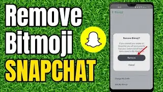 How to Remove  Snapchat profile picture Delete Avatar in Snapchat  Remove Bitmoji Snapchat