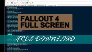 Fullscreen In Fallout 4 Config File