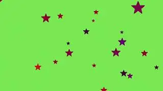 Stars falling like rain | Green screen | VFX | no copyright