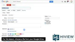 How to add attachments to Google Calendar events