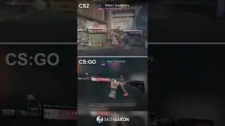 CS:GO vs CS2 M4A4 Skins Part 1⚡️ 