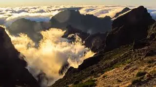 Time lapse of clouds during Sunset | HD non copyright video | 4k