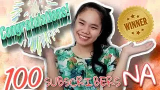 HAPPY 100 SUBSCRIBERS // RAFFLE WINNERS