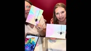 Crafts with Jess and Keri- Watercolor Spiderwebs