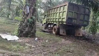 Tarik Tarikan antara truk vs truk