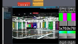 UNREAL ENGINE VIRTUAL PRODUCTION - Virtual Set Demo (Updated version wit aximmetry triggers)