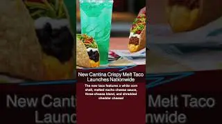 Brand New Cantina Crispy Melt Taco from Taco Bell drops nationwide