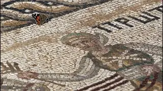 Reading about the last racecourse in Greece. A mosaic noticeboard?
