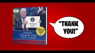 Talking Trump Thank You Card
