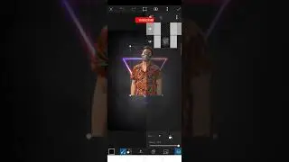 Easy Way to Make a Neon Triangle Dual Lightning Portrait