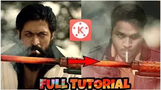 KGF  vfx smoke video editing |  kgf vfx editing kinemaster full tutorial 🔥