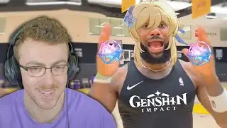 LeBron, scream if you love Genshin Impact