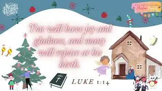 Luke 1:14  Christmas Bible Verse || Bible Verse || Christian Projects