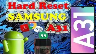Сброс Настроек на SAMSUNG A31//  Hard Reset  SAMSUNG A315F