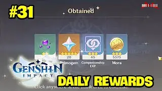 How to Get or Claim Daily Commission Rewards - Genshin Impact #31