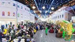 360 Video. Новогодняя Большая Покровская