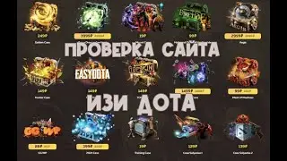 ПРОВЕРКА САЙТА EASY DOTA | ЛЮТЫЙ СКАМ ? ИЛИ НОРМАЛЬНЫЙ САЙТ ?