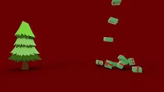 Christmas Tree Party Background  -  XMAS VJ Loop - Christmas Loop