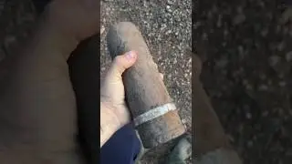НАШЛИ СНАРЯД ВРЕМЕН ГРАЖДАНСКОЙ ВОЙНЫ. С какой пушки стреляли ?