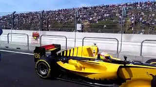 Boss GP field passes through the pitlane - Zandvoort 2017