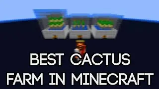 HOW TO BUILD THE MOST EFFICIENT CACTUS FARM! [JAVA 1.14+]