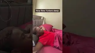 How New Yorkers sleep💀​⁠@gchoppa_