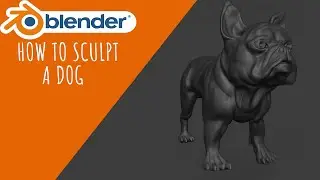 how to sculpt a dog in blender