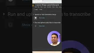 Speech to Text using OpenAI Whisper