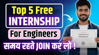 Boost your Engineering Career by 5 Free Internship: Mechanical & Electrical,  Free Certification