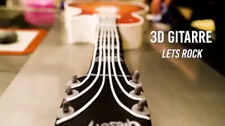 3D Gitarren Torte in Originalgrösse