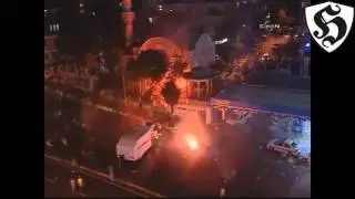 Hooligans.  Беспорядки на улицах.
