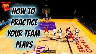 HOW TO PRACTICE YOUR TEAMS PLAYS - NBA2K20 MYTEAM