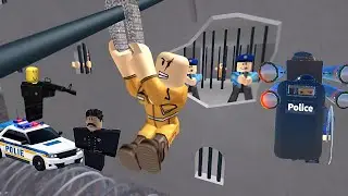 LARI DARI PENJARA BANYAM SEKALI POLISINYA | GAME ROBLOX