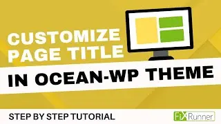 How To Customize The Page Title In Ocean WP Theme