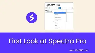 First Look at Spectra Pro
