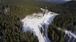 New! Pokljuka. Slovenia. Ski areal. Dec. 29 2023. Sunny day drone flight 4k video. Potensic Atom SE
