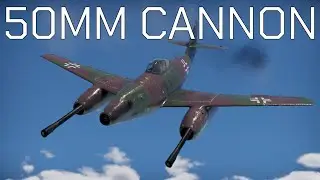 The Germans Had Flying Jets With Tank Cannons | Me-262 50mm