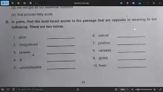 G 12 Unit 3 Comprehension