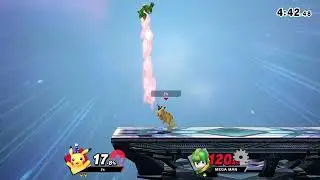 HewDraw Remix (P1) Pikachu  vs Mega Man (CPU) (Version 1.3.0.3) (By sudachi)