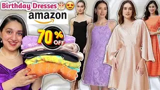 Amazon Birthday Dresses Haul 😍 |70% OFF | Amazon Dresses Haul | Birthday Dresses #amazon